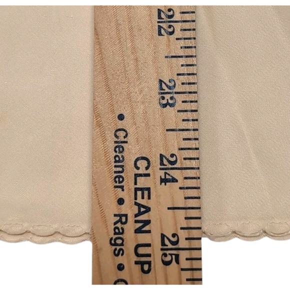 Nordstrom Half Slip 25 Inch Womens VTG Sz M (XXS-S Today) Beige Dress Skirt READ - Picture 11 of 13